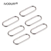 10pcs 1 5 inch metal oval ring for diy purse handbag strap connected ring belt strap ring oval shape
