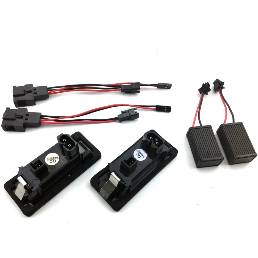 Светодиодсветильник лампа для номерного знака автомобиля 2 шт. 12 В 24 SMD подходит