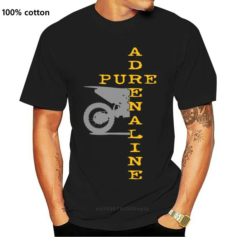 

Mx T-Shirt Motocross Dirt Bike Tshirt Enduro Moto X Biker Gift Pure Adrenaline Basic Models Tee Shirt