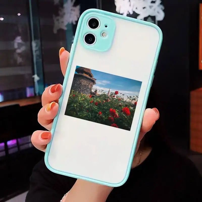 

Cottagecore Style aesthetics pattern Phone Case matte transparent For iphone 7 8 11 12 plus mini x xs xr pro max cover