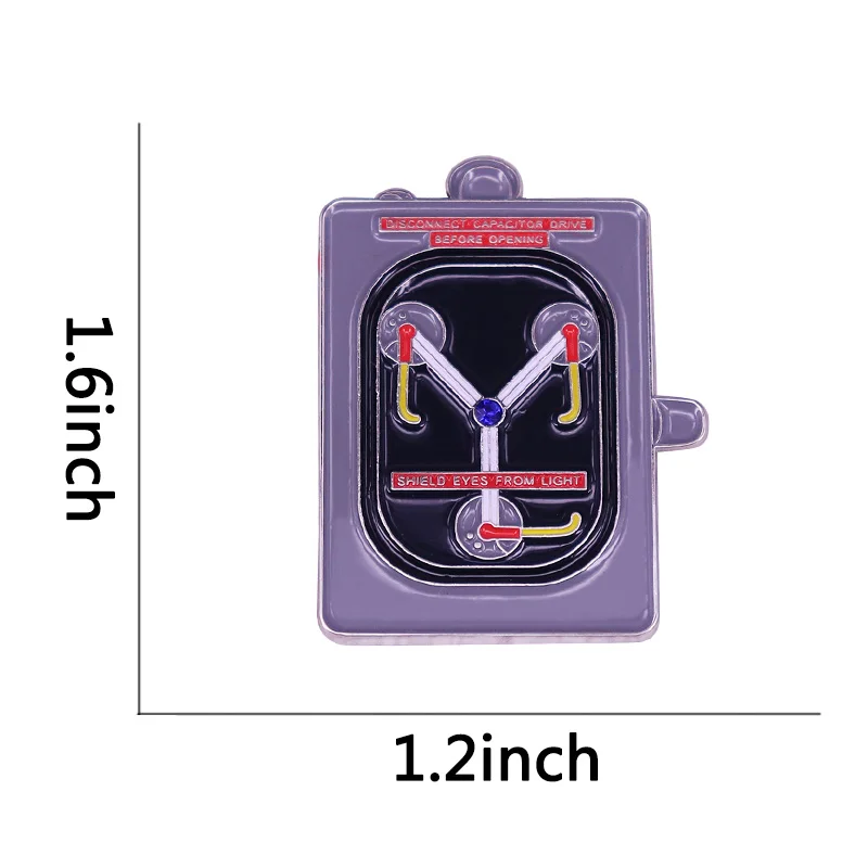 This Flux Capacitor Pin will lead you to jump back into the 80's with this tribute future!Isn't cool | Украшения и