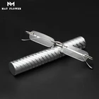 Очки для чтения мини без оправы, с футляром для ручки, с металлической оправой, + 3,5 + 4