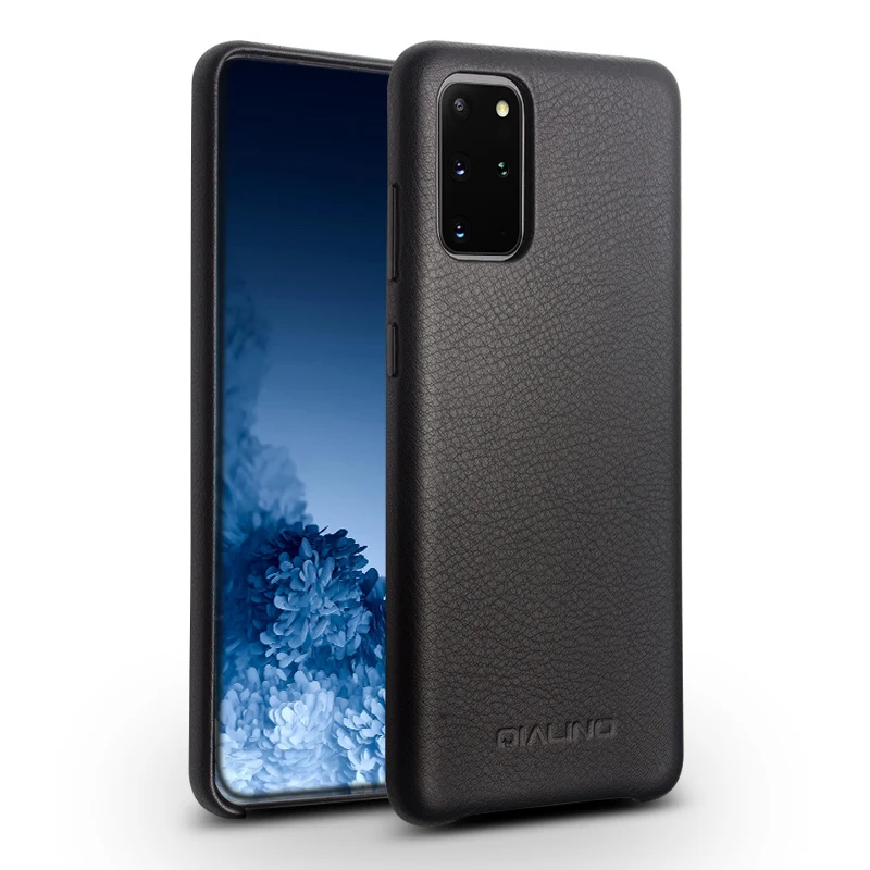 Модный чехол QIALINO из натуральной кожи для Samsung Galaxy S20 + Роскошный телефона ручной