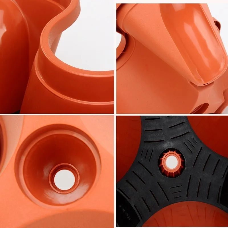 Трехмерный цветочный горшок лепесток Клубничная раковина многослойный