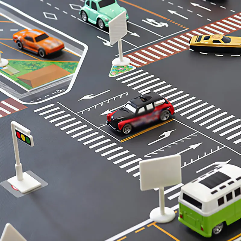 Детская городская парковочная карта Дорожная коврик водонепроницаемые дорожные