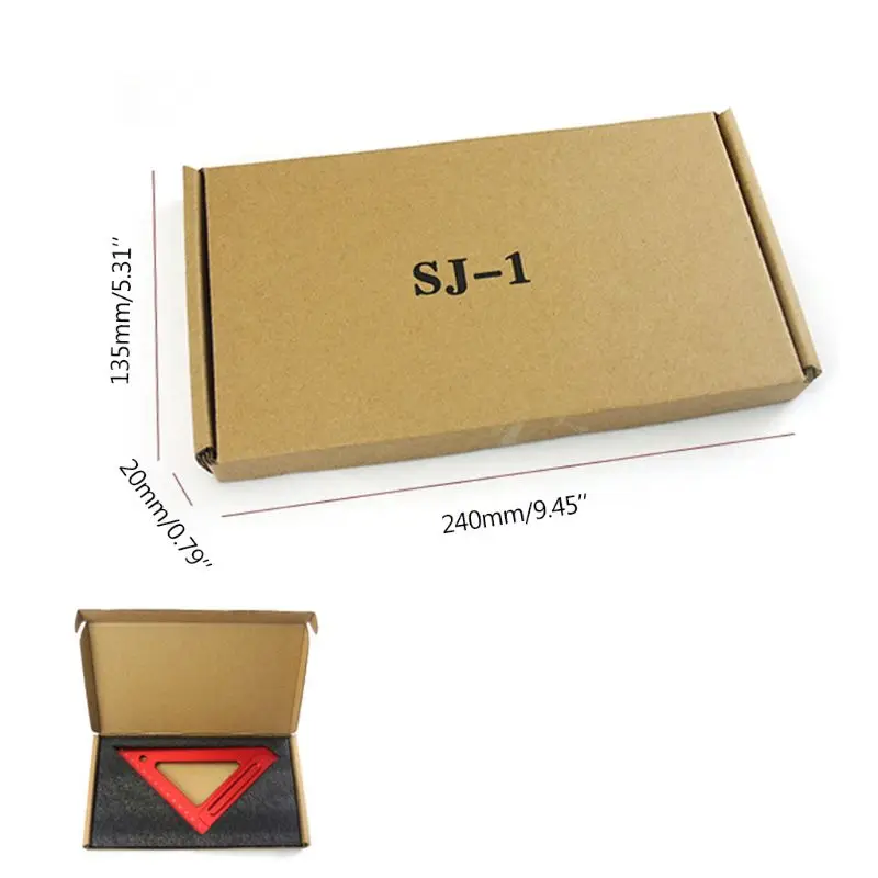 

Quality Woodworking Tools Precision Triangle Protractor Measuring Tool