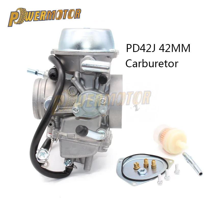 Motorcycle PD42J 42mm Vacuum Carburetor Case For Yamaha Honda UTV ATV Quad 500cc 600cc 700cc Scooter | Автомобили и мотоциклы