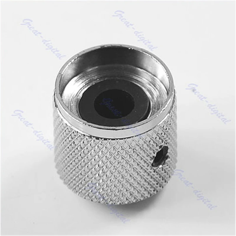

Knob Button Tone Volume Dome Knob For Guitar Bass FD TL Metal Chrome R66E