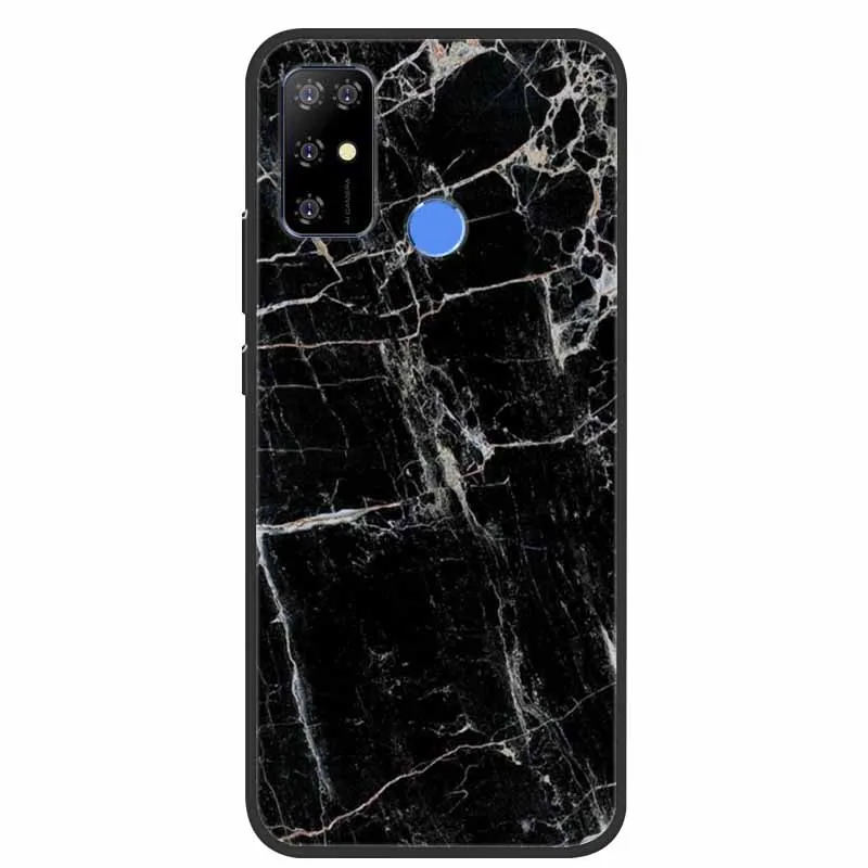 Чехол Для DOOGEE N20 Pro N30 N40 мраморный Мягкий силиконовый чехол из ТПУ для телефона Doogee
