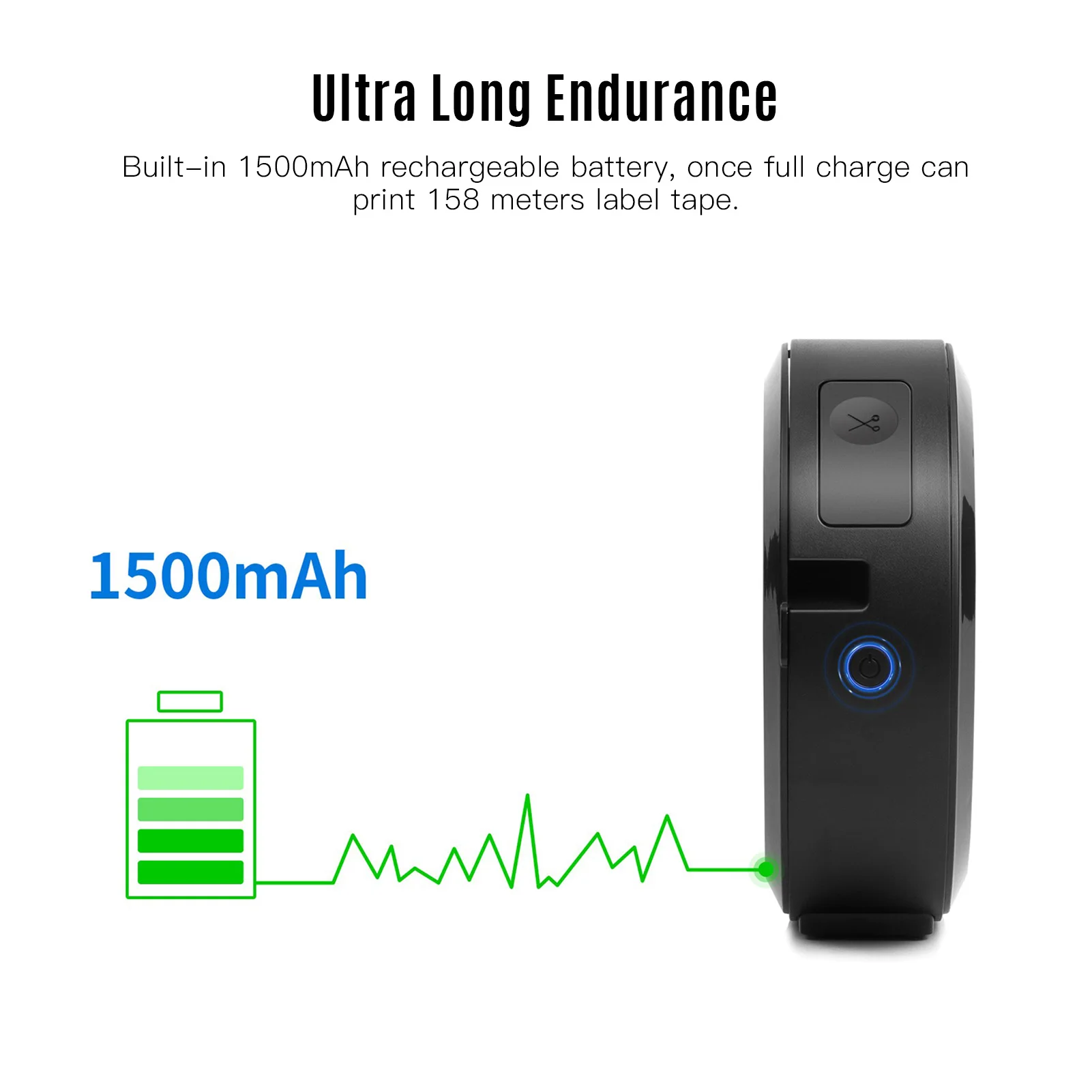 Портативный принтер Aibecy 180 точек/дюйм для печати этикеток термопринтер ручная