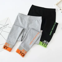 girls leggings spring and autumn wear 2020 new foreign style children plus cashmere pencil pants childrens autumn suit trousers