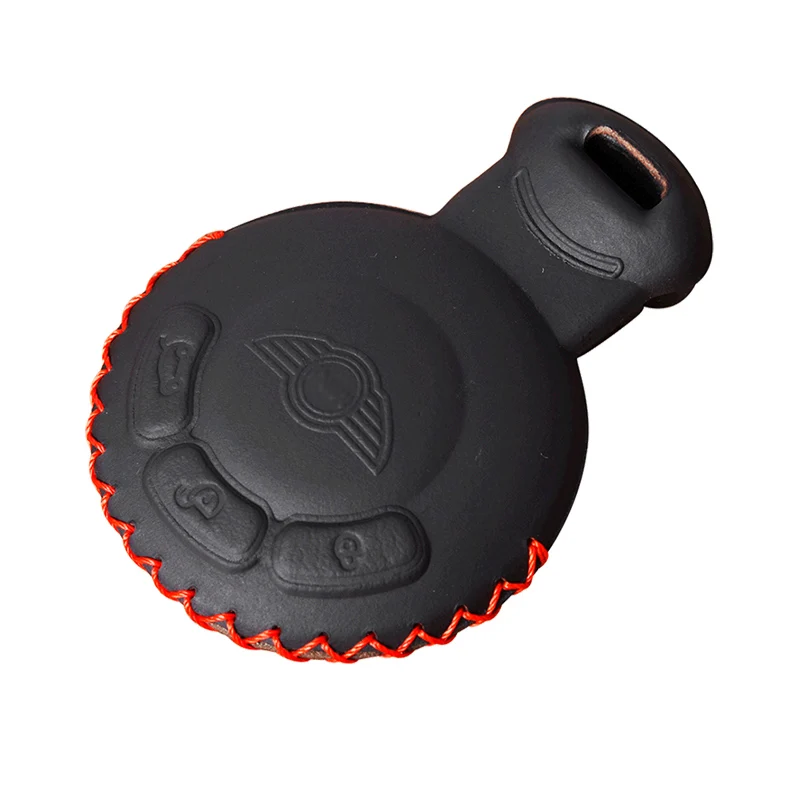 

Car Key Case Leather Key Chain Protection Cover For BMW MINI Cooper ONE Clubman R55 R56 R57 R58 R60 R61 Car Accessories ornament