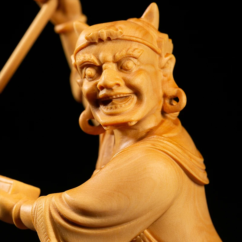 19 см статуя Kuixing мифы легенды персонажи деревянные резьбы домашние Креативные