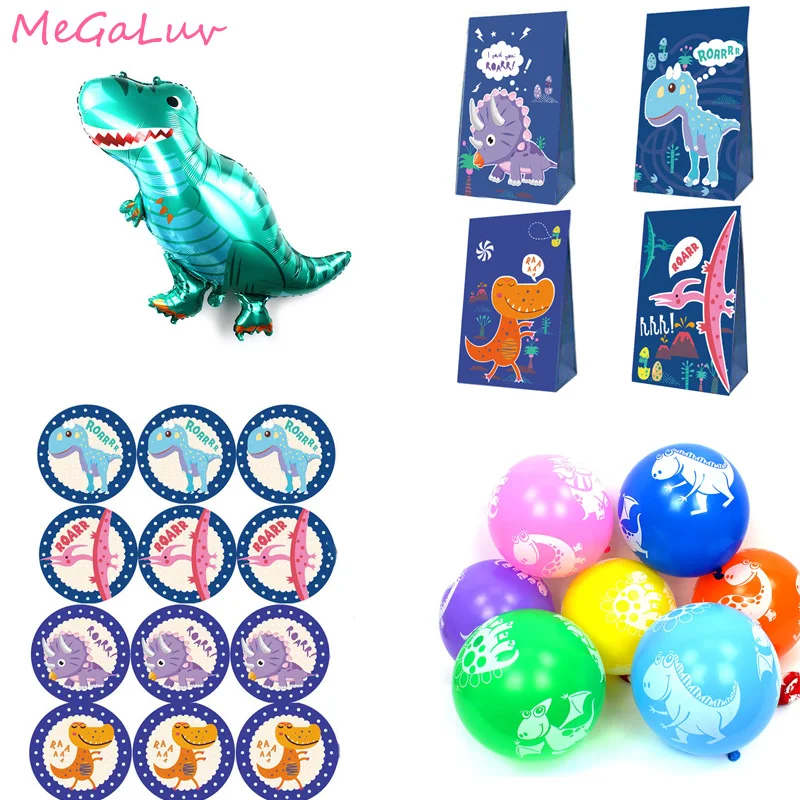 Вечерние принадлежности для динозавров Подарочная коробка конфет с наклейками