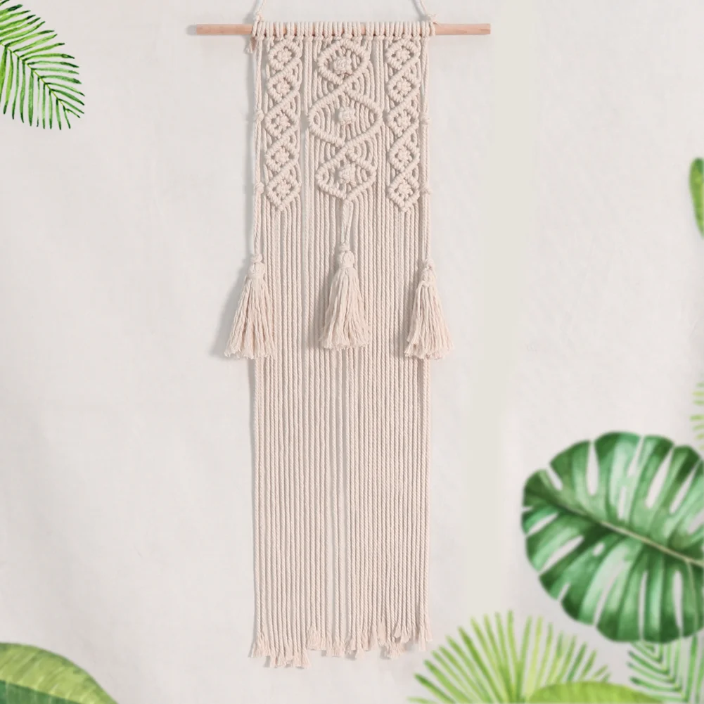 Бохо Декор макраме тканый настенный подвесной гобелен богемный дом