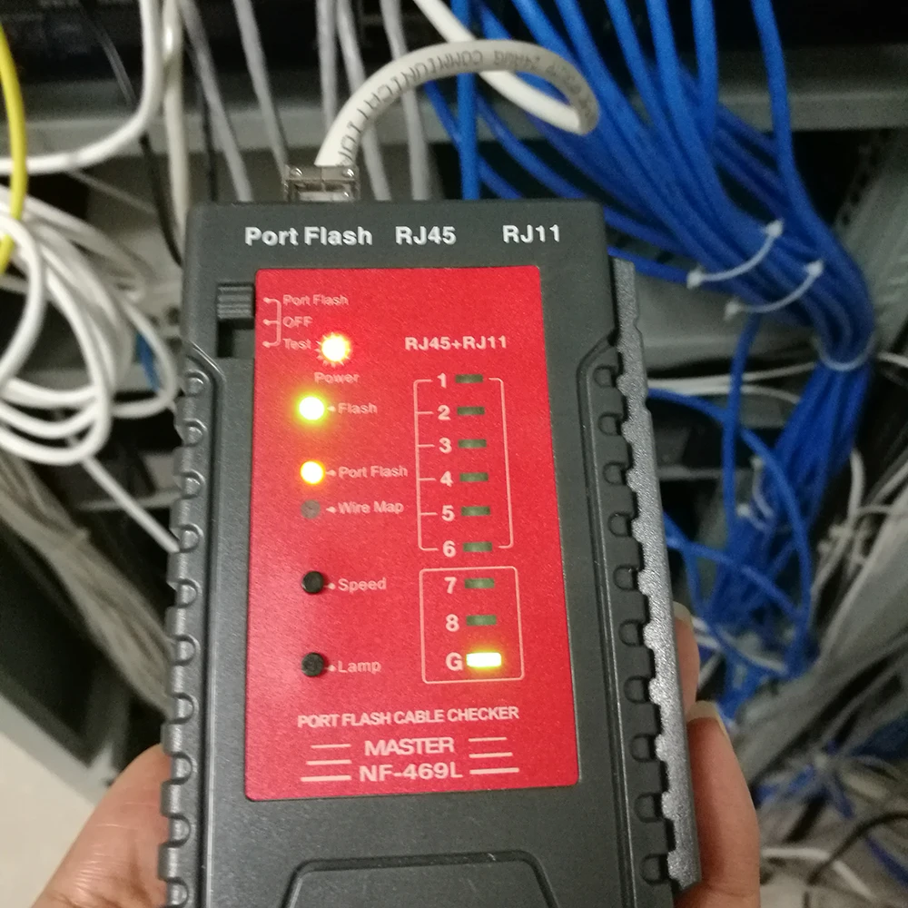 Сетевой кабельный трекер и тестер RJ45 RJ11 Универсальный для кабелей Ethernet LAN