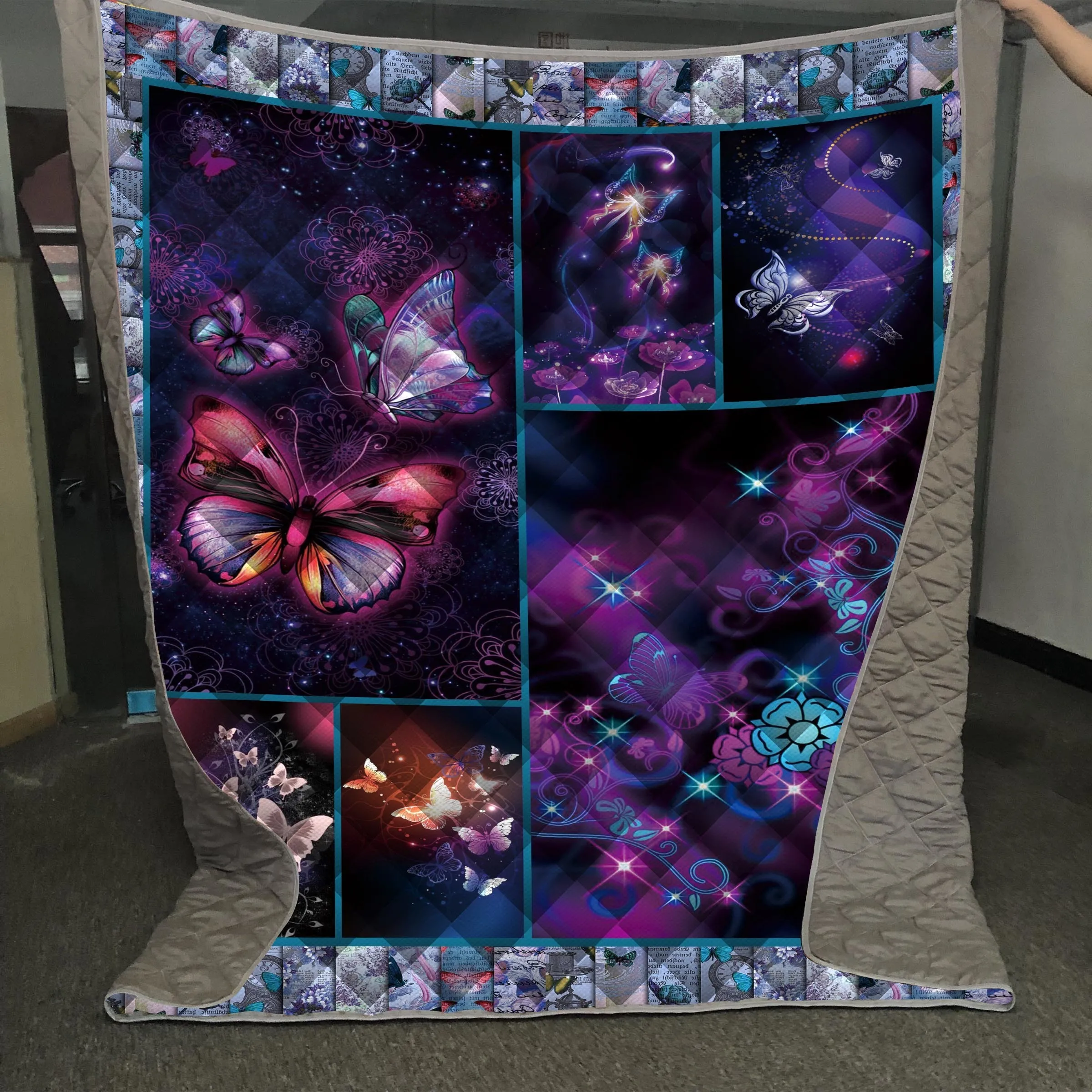 Дропшиппинг индивидуальное одеяло с 3d принтом в виде бабочки пчелы для детей и