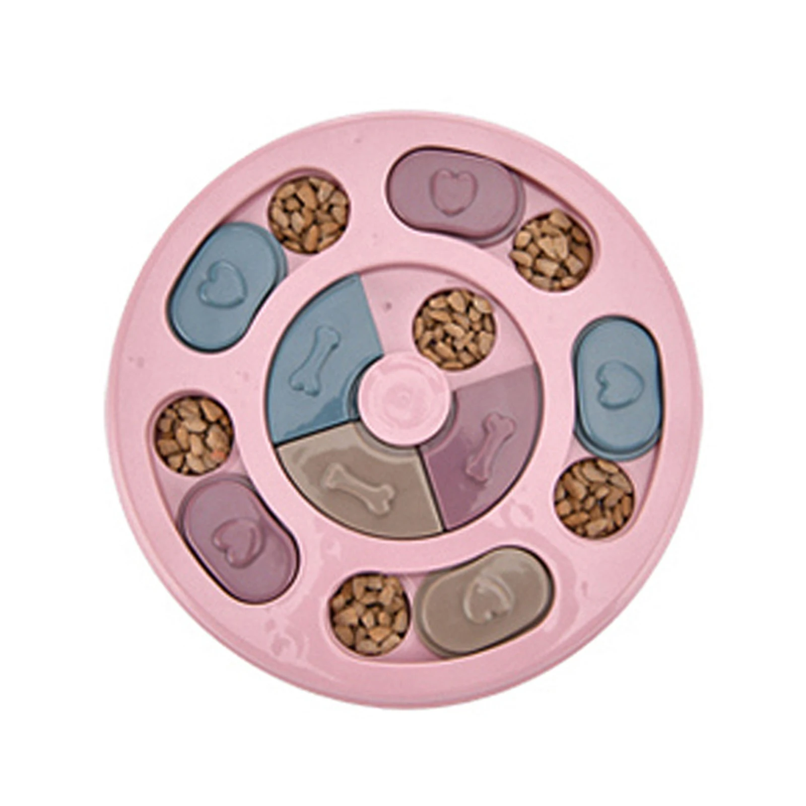 

Color Dog Puzzle Toys Puppy Treat Dispenser Dog Toy Designed for Training Treats Slow Feeder to Aid Pets Digestion JA55