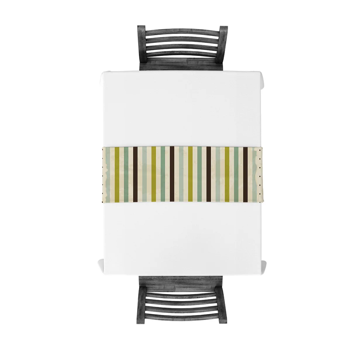 Ретро Цвет линии точки желтая настольная дорожка современный льняные и