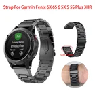 Ремешок для часов Garmin Fenix 6S, 6X, 6 Pro, 5X, 5, 5S, 3HR, D2, MK1, 26, 22, 20 мм, быстросъемный ремешок из нержавеющей стали