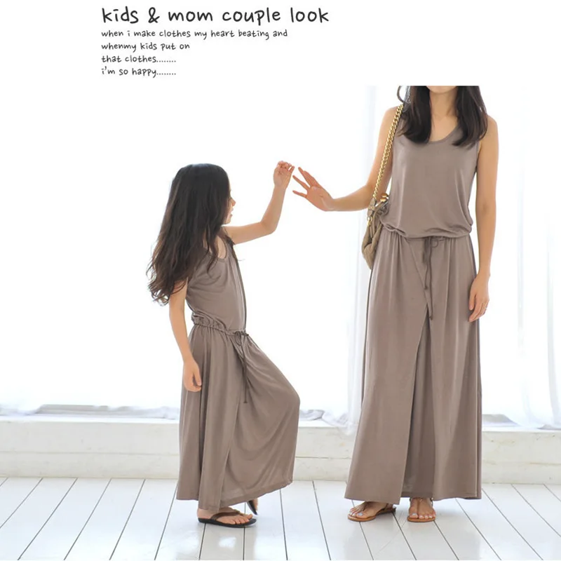 Пара костюмов для мамы и дочки летние костюмы дочки|Сочетающаяся одежда семьи| |