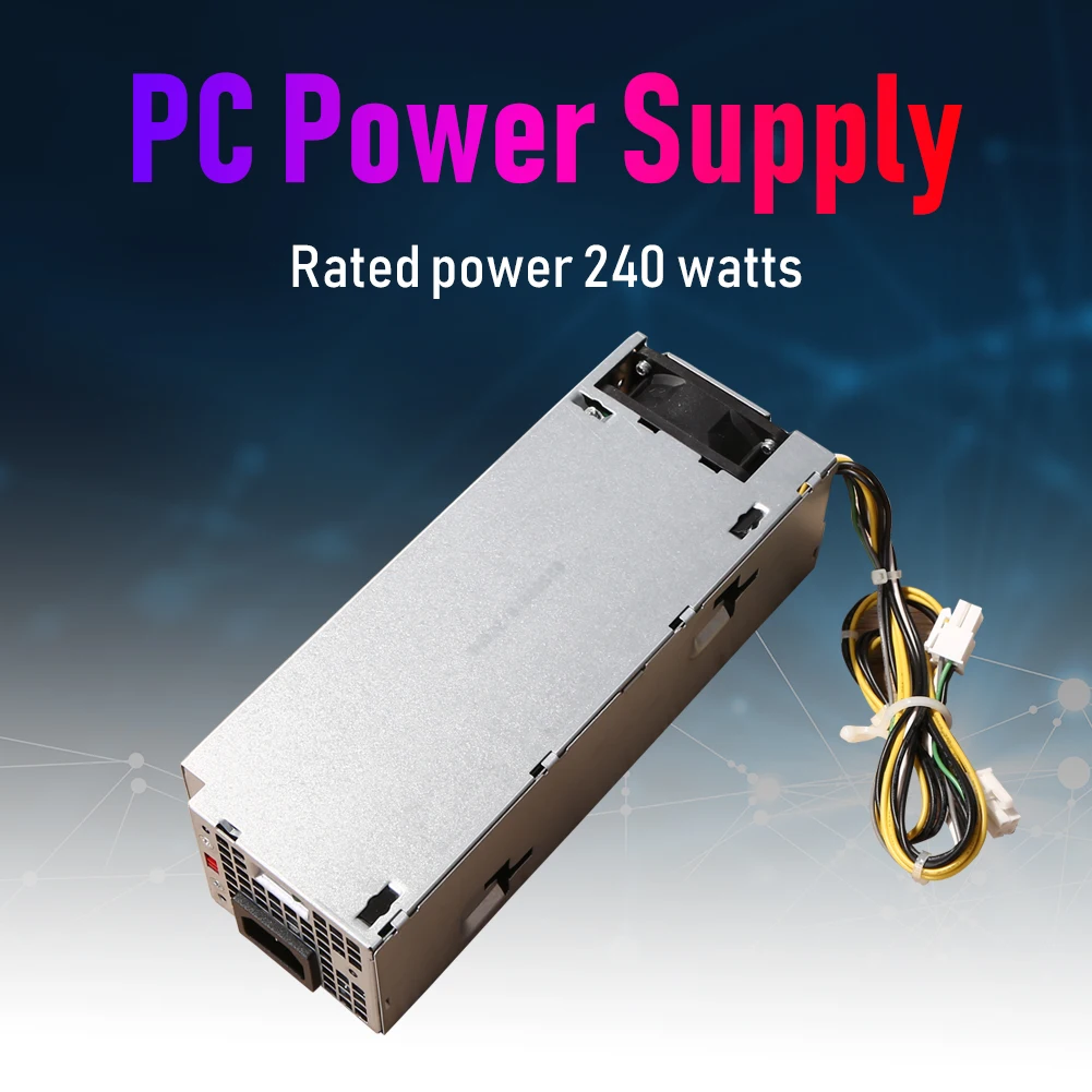 

240W Replacement Power Supply Unit for Dell Vostro 3667 3668 3268 Desktop AC240ES-02 PSU Power Brick