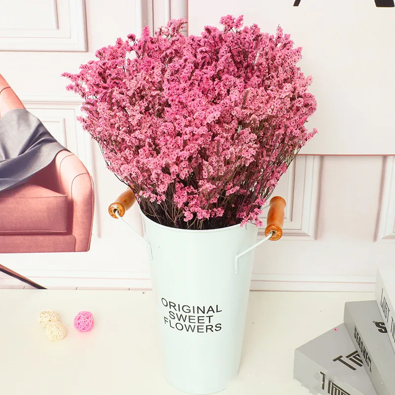 

50g Natural Dried Flowers Crystal Grass Room Wedding Home Party Decor Valentine's Day Gift DIY Craft Gifts Packing