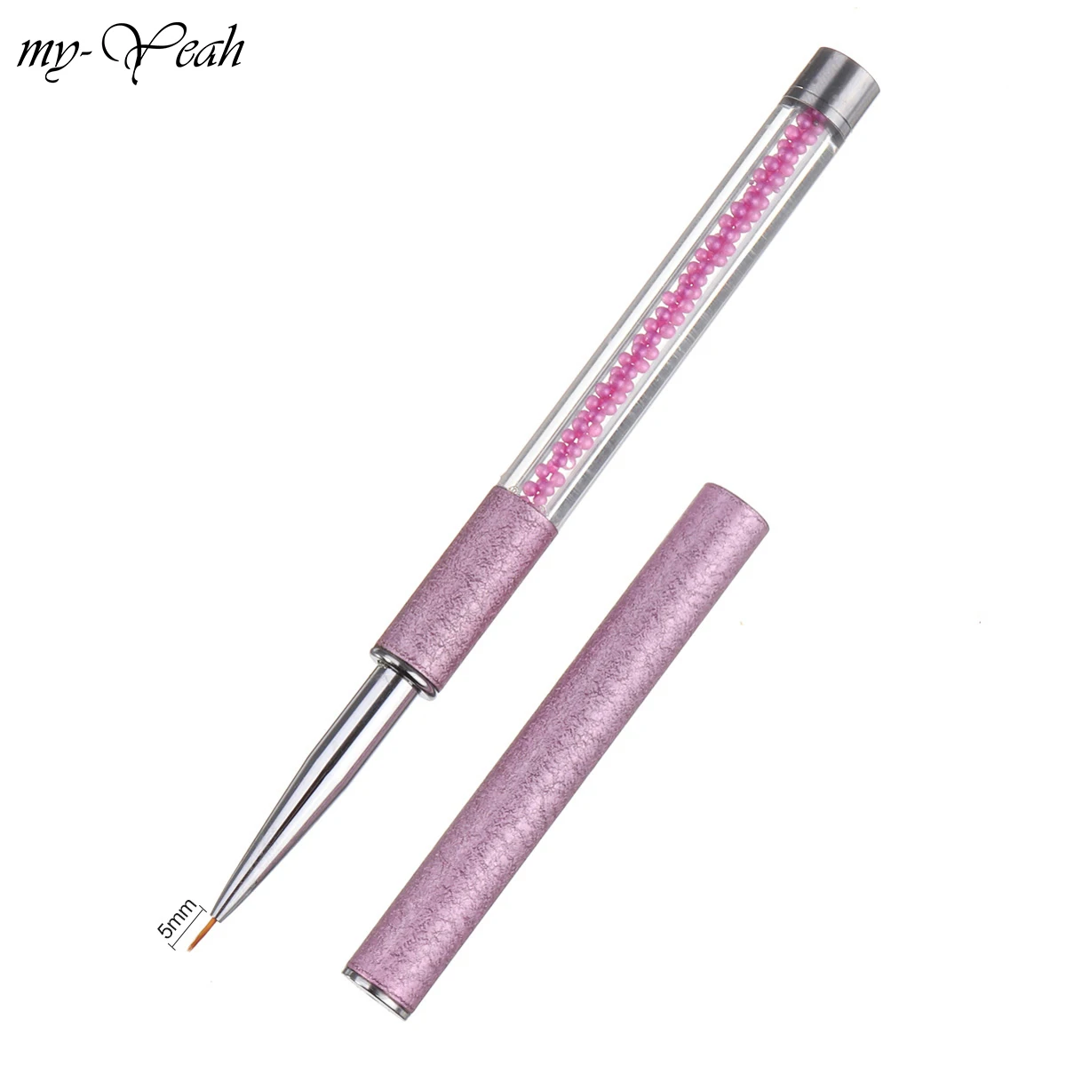 My-Yeah дизайн ногтей Французский лайнер линии полосатая кисть цветочный рисунок