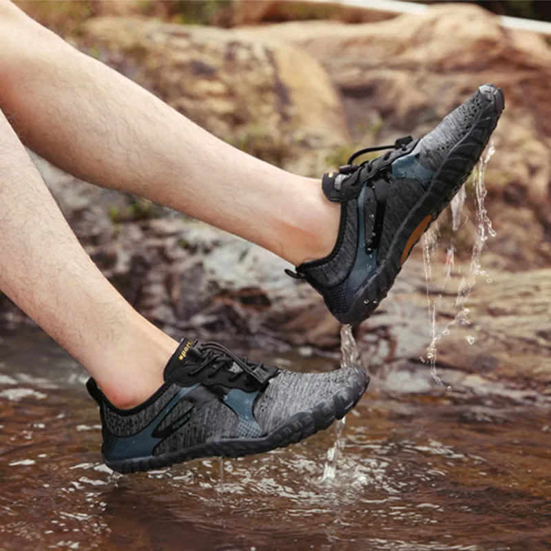 

Man Women Trekking Aqua Shoes Quick-dry Beach Wading Shoes Nonslip Breathable Water Shoes Swimming Upstream Barefoot Footwear