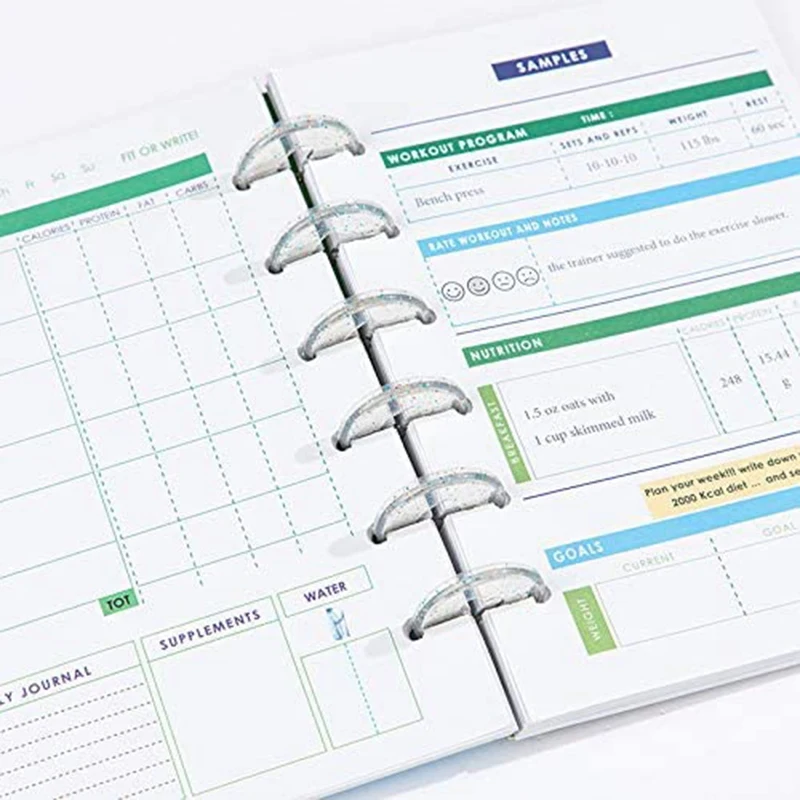 

80 Pcs 24mm Plastic Book Binding Discs, Discbound Expansion Discs, Heart Binder Rings Mushroom Hole for DIY Notebooks