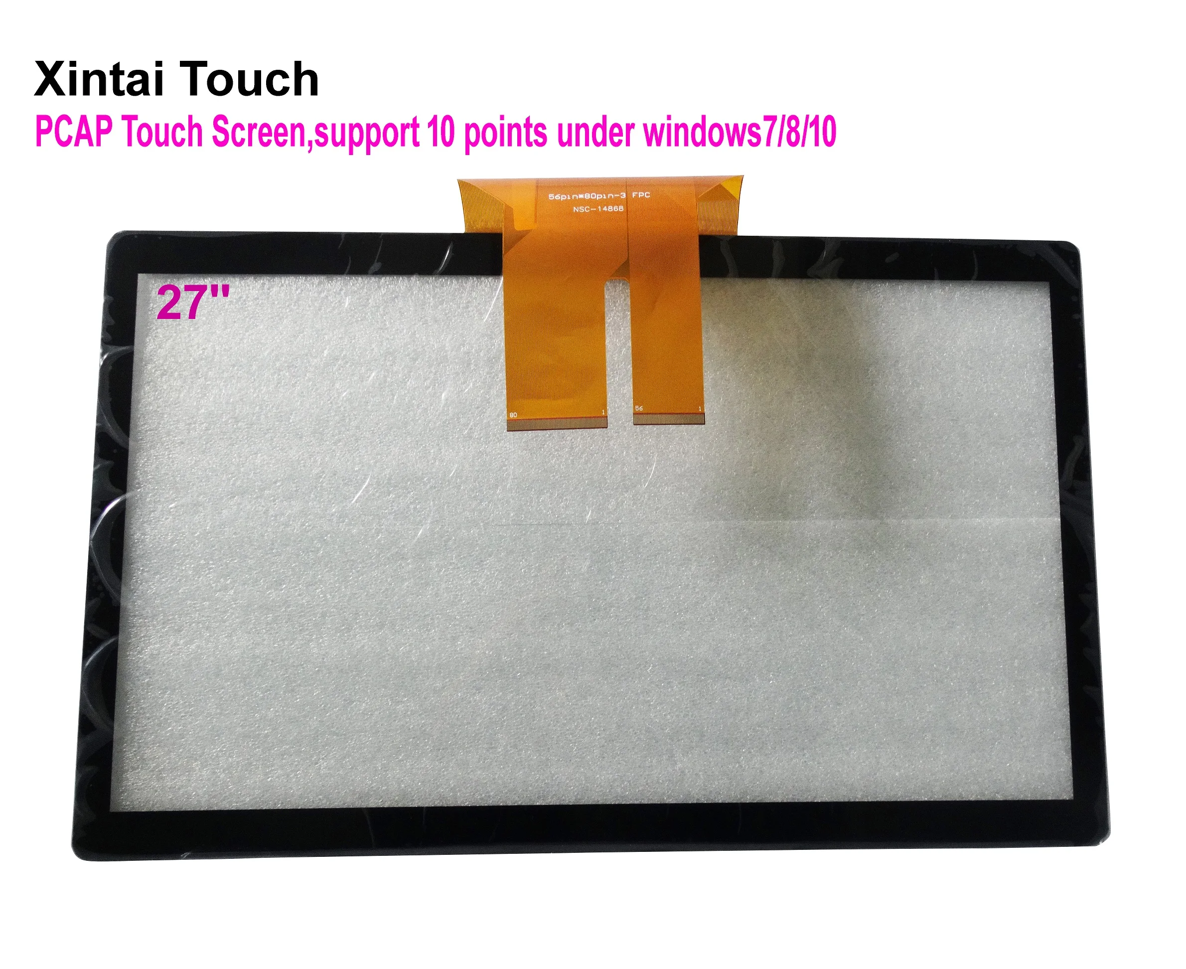 

Xintai Touch 27 "широкий емкостный сенсорный экран, 16:9, 10 точек касания, PCAP сенсорная панель, драйвер бесплатно