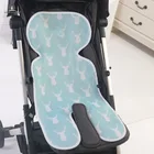 Дышащий 3D-коврик для детской коляски, крутой, с принтом, цветное сиденье для кормления, мультяшный поддерживающий коврик для всех сезонов