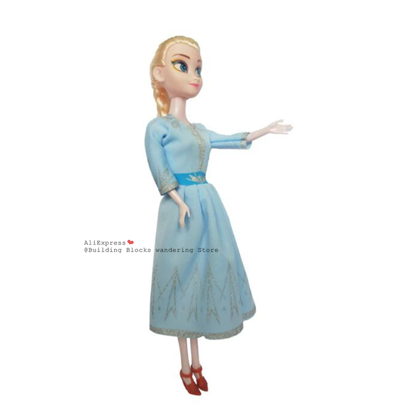 NEW STYLE Elsa doll Без коробки, высокое качество, 4 шт./лот, Boneca, 30 см, Кукла Эльза, игрушки для девочек, Fever 2, куклы принцессы Анны и Эльзы, Одежда для кукол, детей - Цвет: NEW STYLE Elsa doll