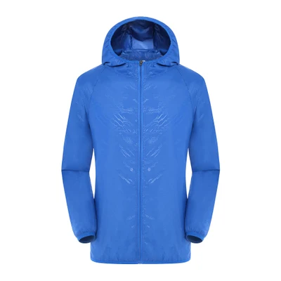 Длинный водонепроницаемый мужской дождевик уличная спортивная одежда для