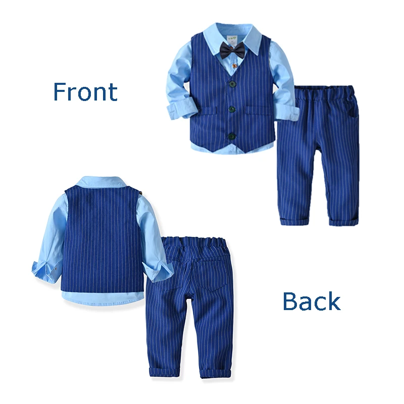 Детский костюм из рубашки и брюк 2 предмета | Детская одежда обувь