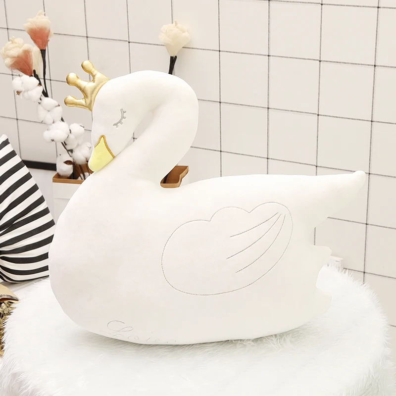 

1pcs 45/65cm ins hot sale unicorn Pillow Soft Sleeping Stuffed Animals swan Flamingo Plush Pillow Girl birthday gifts Home decor