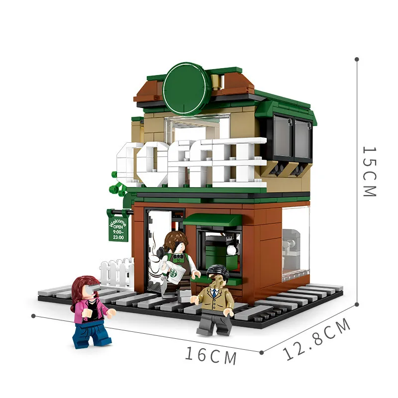 Детский конструктор кафе гамбургер продовольственный магазин | Игрушки и хобби