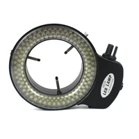 adjustable 144 led miniscope ring light ring light 0 100 adjustable lamp for industry video stereo microscope lens magnifier