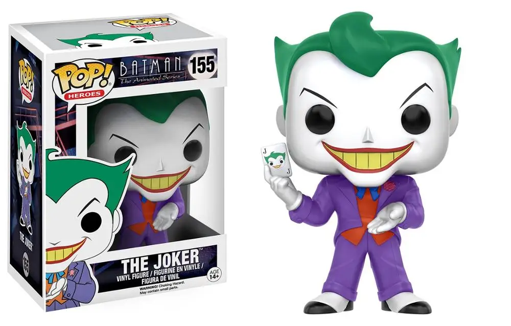 Funko pop Бэтмен Джокер виниловые экшн и игрушки Фигурки Коллекционная модель для