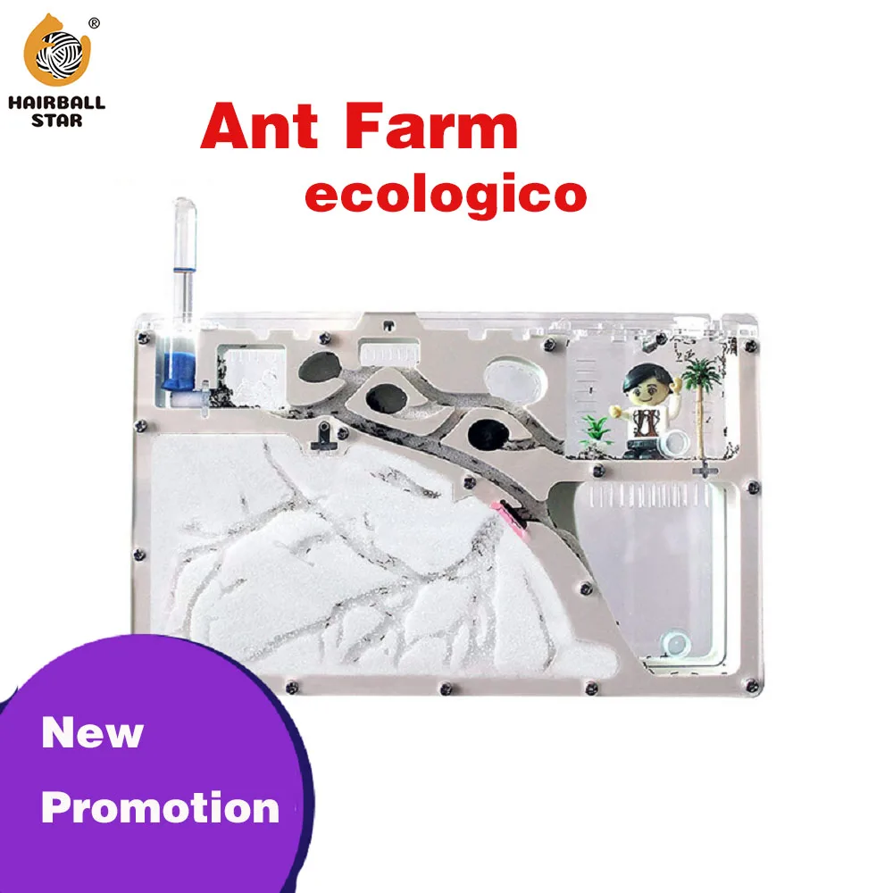 

New Ant Farm Ecologico Acrylic Ant Nest Farm Transparent Ant Nest Mini Sand Castle Queen Ants Breeding Insects Observation House