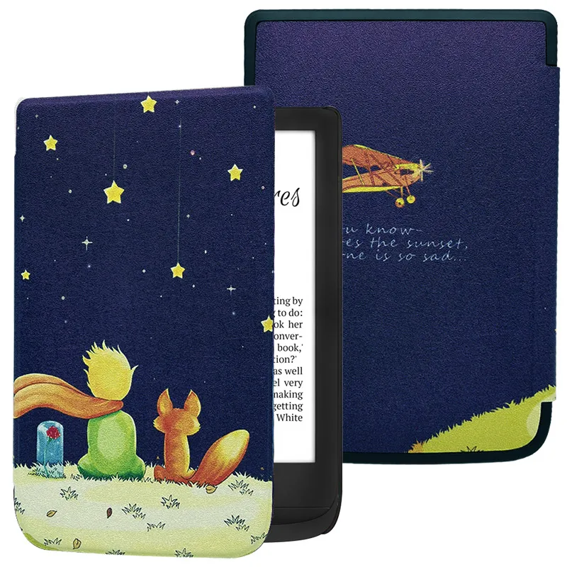 

Ultra-thin Hard Case for Pocketbook Touch Lux 4/Touch HD 3/Basic lux 2 Cover fits Pocketbook 632/627/616 with Auto Sleep&Wake