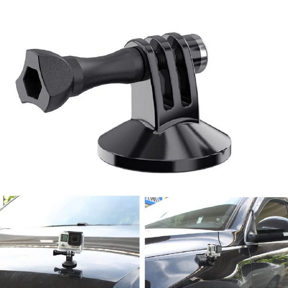 

Magnetic Holder for Go pro Accessories Magnet Metal Tripod Universal Mount Adapter for Gopro Hero5 4 3+ Xiaomi Yi 4k sjcam sj400