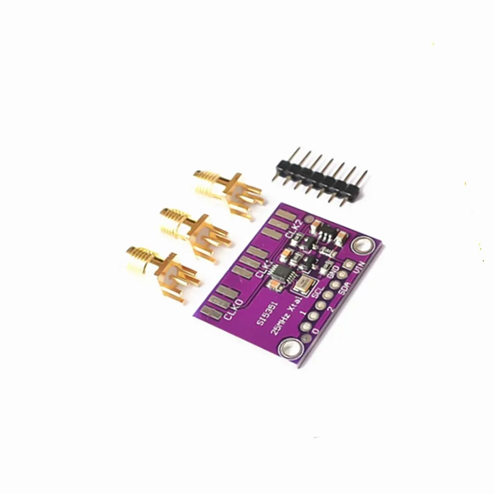 Настольная плата для генератора часов Si5351A Si5351 I2C 3-5 в постоянного тока Модульная