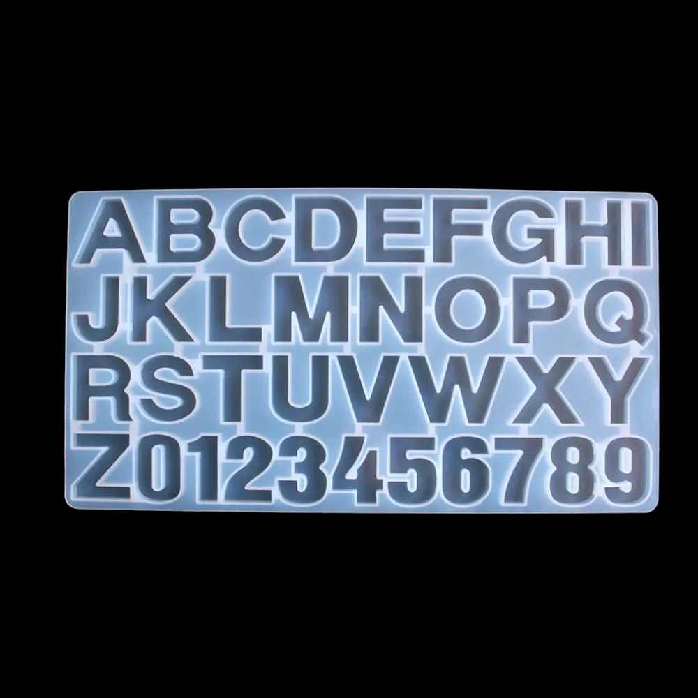 Форма с буквами от A до Z алфавит и цифры силиконовые формы первоначальная форма