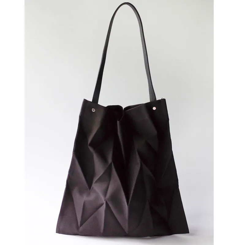 

Niche Design Diamond Lattice Pleated Stitching Shoulder Strap One Shoulder Environmental Protection Bag Women's D423