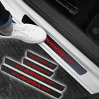 Автомобильная защитная полоса из углеродного волокна для Toyota avensis, автомобильный порог, боковая защита от царапин, водонепроницаемая наклейка