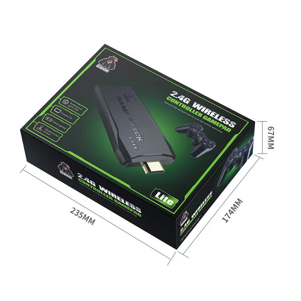 

M8 TV Video Game Console HDMI-compatible Output Mini Retro Game Console with 2 Wireless Controllers for MAME/PS/ATAR 2600/7800