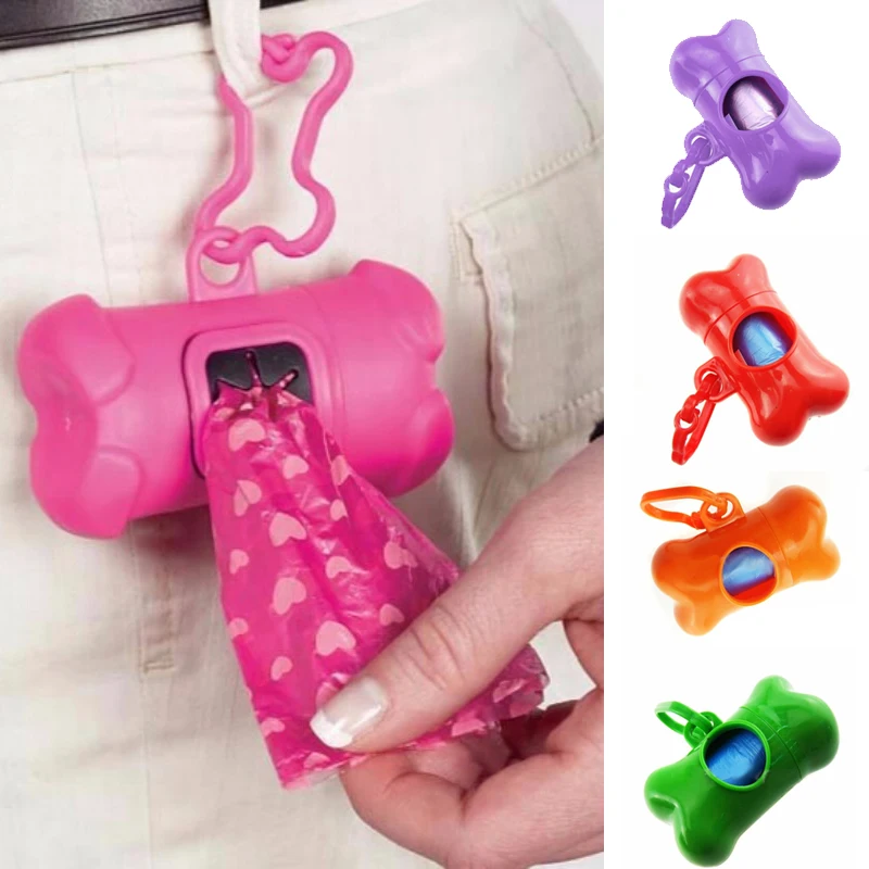 Пластиковые пакеты для хранения отходов домашних животных форма кость собаки 1