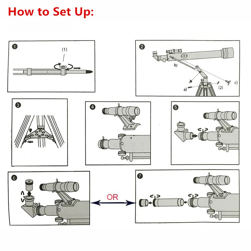 Астрономический телескоп F90060 телескопический Монокуляр с телескопом и