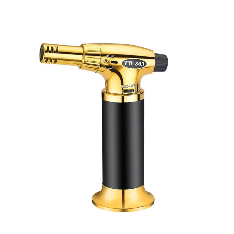 Windproof Straight Into The Spray Gun Personality Kitchen Baking Blue Flame Inflatable Metal Welding Torch | Дом и сад